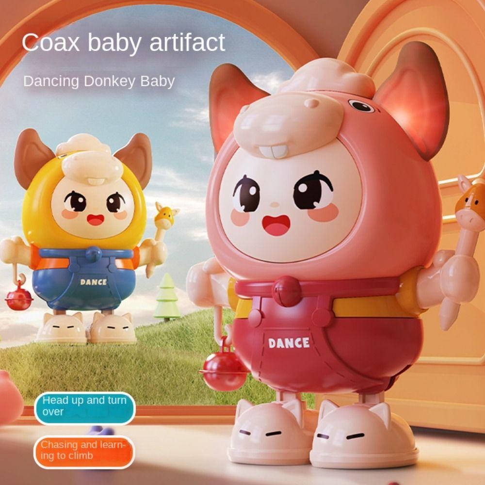 

Shake The Body Electronic Pets Dancing Toy Educational Walking Dance Moving Doll Baby синій