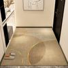 High Density Short Pile Door Mat Dust Proof Carpet Geometric Large Rugs for Bedroom Chair Floor Decoration