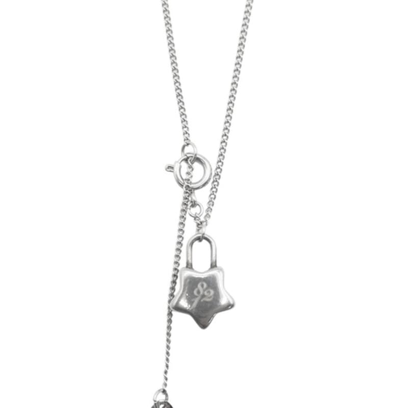 821WEBSERVICE Star Lock Necklace
