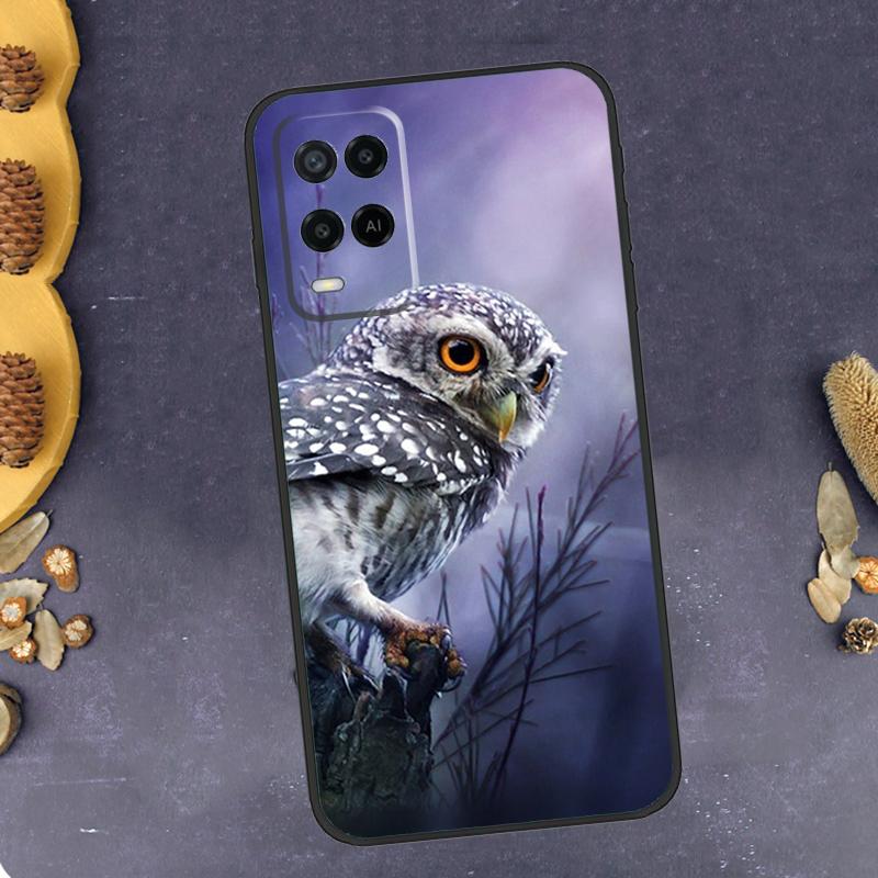 Cartoon Owl Phone Case For Oppo A40 A60 A80 A78 A98 A18 A38 A58 A74 A94 A54 A16 A76 A96 A15 A17 A77 A57S