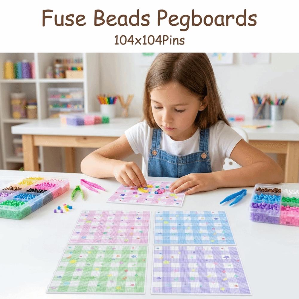 78x78/104x104Pins Fuse Beads Pegboards Stars Moons Hama Beads Pegboards  Puzzle Making