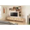 Astigarraga Etagère 4 Cases Bois 140cm - Dinamic-4