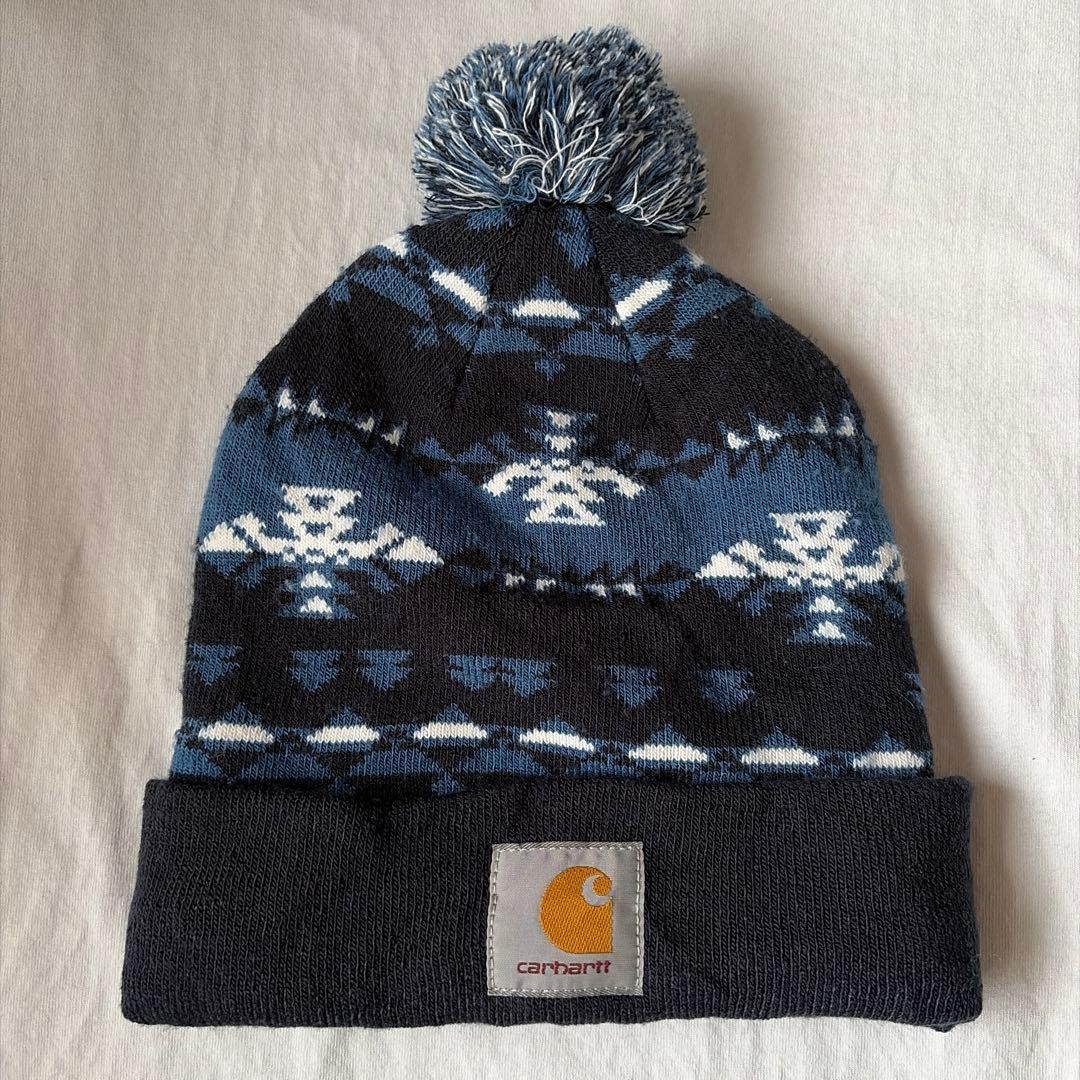 Used Carhartt WIP SOUTHWEST BEANIE Beanie Navy