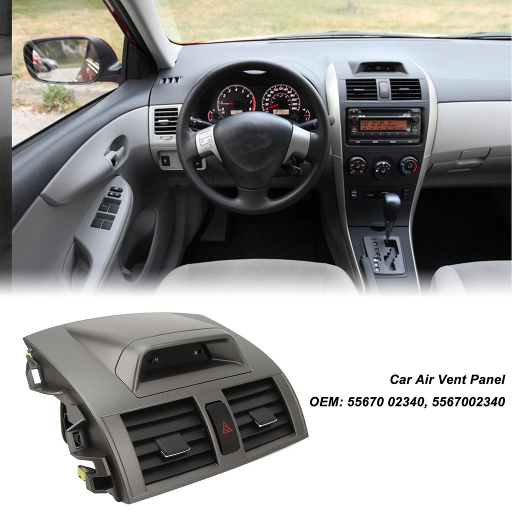 Car Air Vent Panel 5567002340 Fresh Air Center Dash AC Outlet Air Panel Replacement For Corolla 2009‑2013