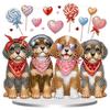 2D Flat Animal Flowers DIY Acrylic Diamond Painting Tabletop Ornaments Kit Special Shaped for Adults Home Office Table Decor