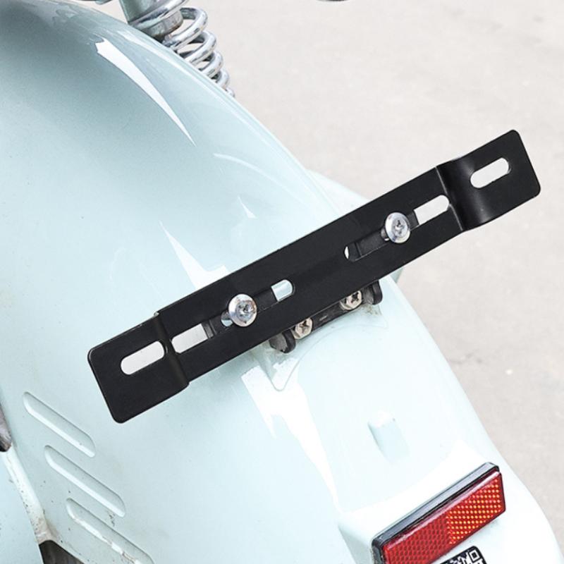 1Pcs Universal License Plate Holder Frame Motorcycles Numbers Plates Fixed Bracket Modification Accessories