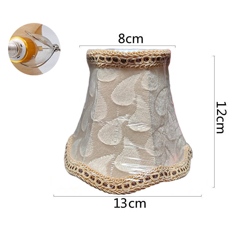 European Style Chandelier Lamp Shade Cloth Bedside Wall Light Lamp Shades Bedroom Home Decor Clip Bulb Wall Lamp Cover E27/E14