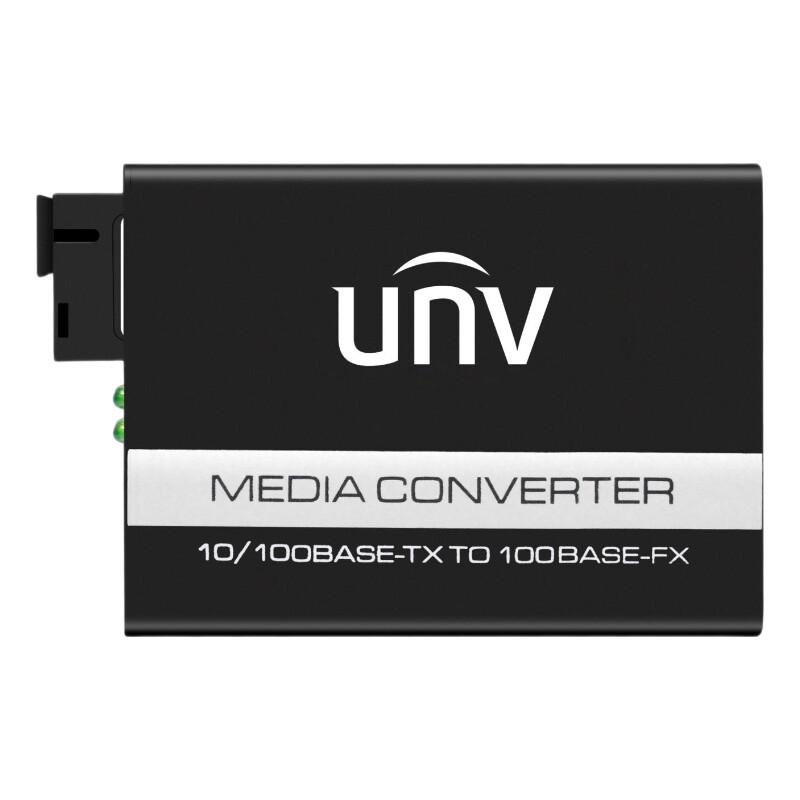 Uniview 100Mbps Single-Mode Single-Fiber Media Converter (Receiver) CN plug (adapter included)