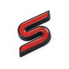"S" Metal Emblem: Perfect for Ford Mondeo, Focus, Fiesta, and other sports car models.