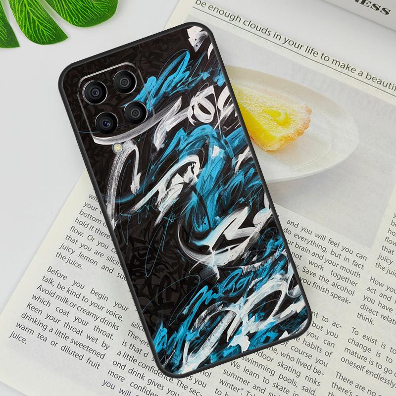 Pokras Lampas Art Graffiti Case For Samsung Galaxy M12 M11 M13 M14 M15 M06 M16 M36 M56 M31 M53 M32 M52 M35 M55 M34 M54