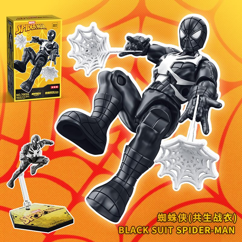 Marvel Legends Blocks Venom BLACK SUIT Spider Man Building Blocks GREEN GOBLIN Cartoon building block Toys For Children Gifts