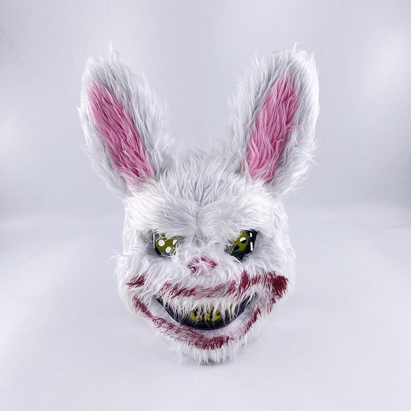 Halloween Leuchtende Horror-Tiermaske LED Leuchtende Blutige Bärenmaske Blinkende Neon Cosplay Gruselige Maskerade Party Maske Zubehör