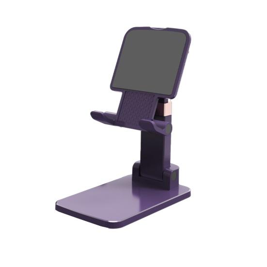 Mobile Phone Holder Stable Metal Adjustable Angle Stand Foldable Anti-Slip Desk Phone Stand for Smartphones Tablets