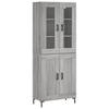 Highboard Gray Sonoma 69.5 x 34 x 180 cm Particleboard