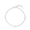 Silver baby heart bracelet