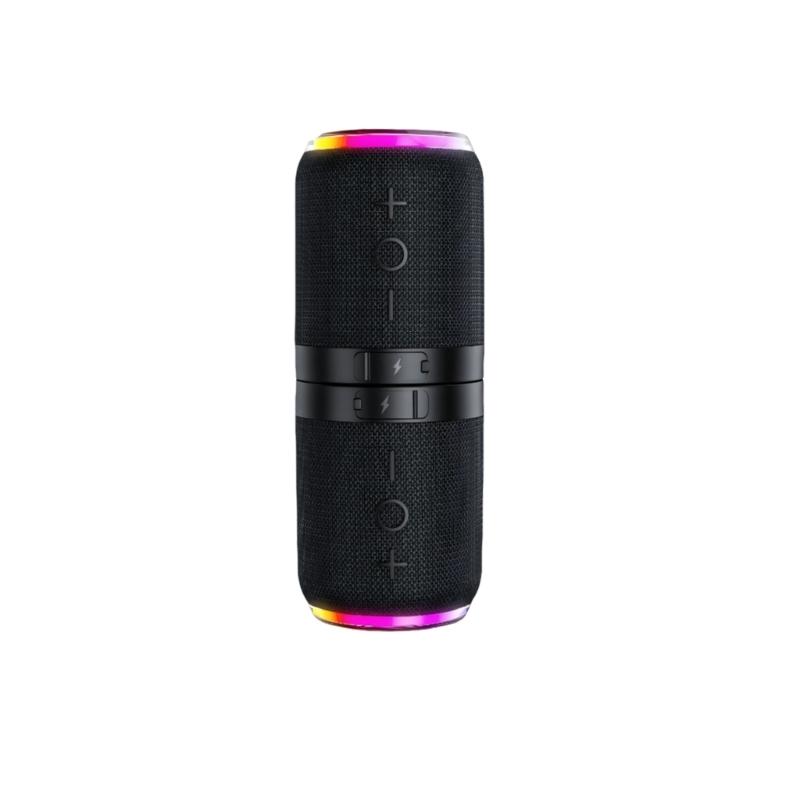 

Splittable Wireless Speaker With Pair Of 52MM Components Type C Power And Modern Wireless technology For Music Enthusiasts чорний
