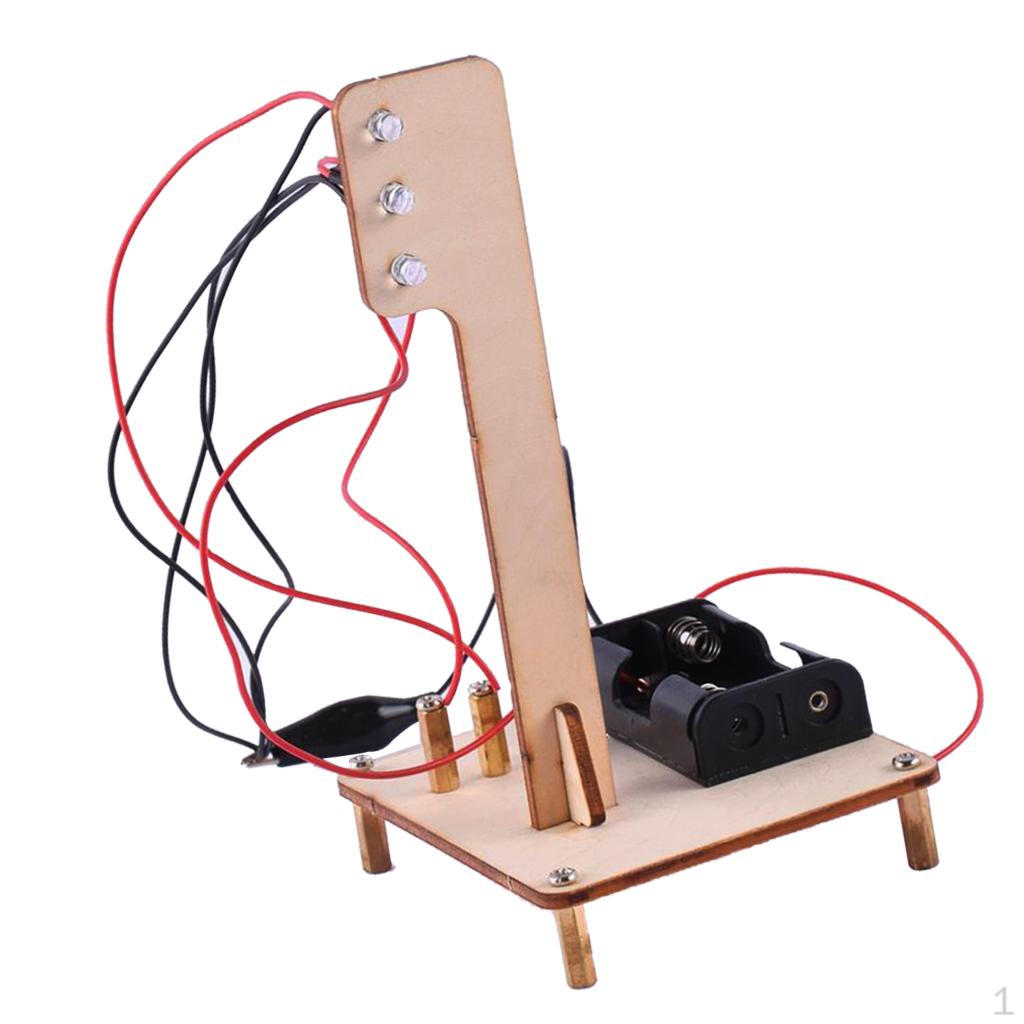 Образовательный DIY Конструктор Модель Сигналов Наборы Пустой Работающий от Батареек
