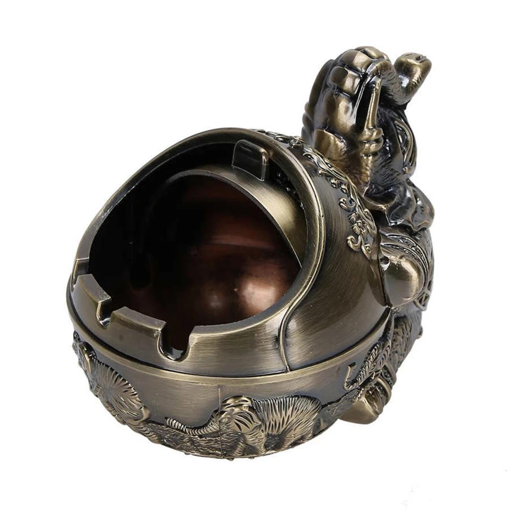 Ash Tray with Lid Cigarette Holder Ashtray Indoor&Outdoor Crafts Decor