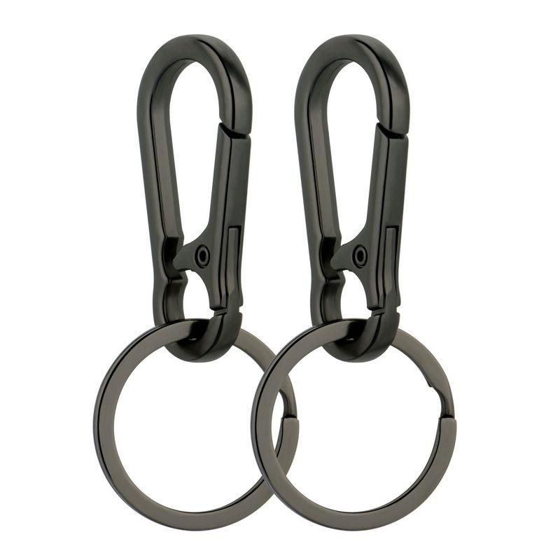 

Metal Carabiner Clip Keychain Carabiner Shap Keyring Key Chain Ring Clip Holder Organizer for Home Car Keys Key Finder Women Men
