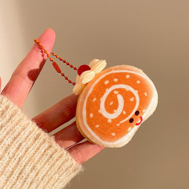 Charmantes Plüschtier-Anhänger: Niedliches Schlüsselanhänger-Ornament & Rucksack-Dekoration für Straßenstand-Aktionen.