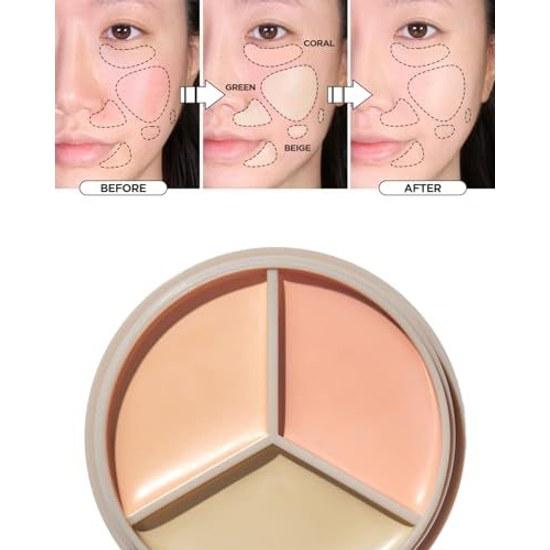 SAEM Cover Perfection Triple Pot Concealer (#03 Collect Up Beige)