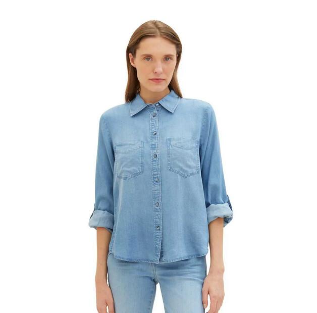 Tom Tailor 1041221 Denim Look Blouse