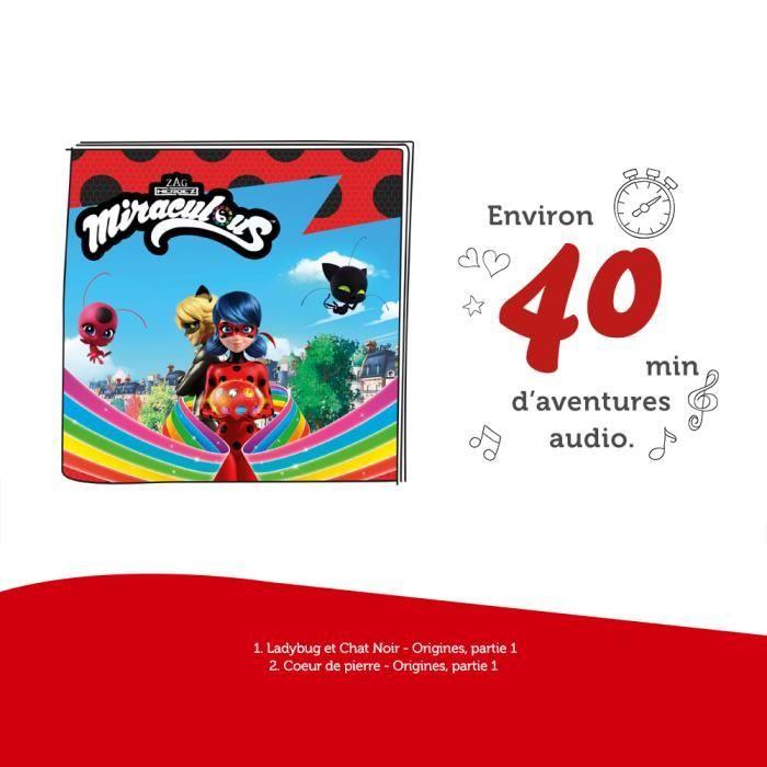 tonies® - figurine tonie - miraculous - ladybug - figurine audio pour toniebox