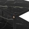 Coffee Table Black 100x50x35 Cm Tempered Glass