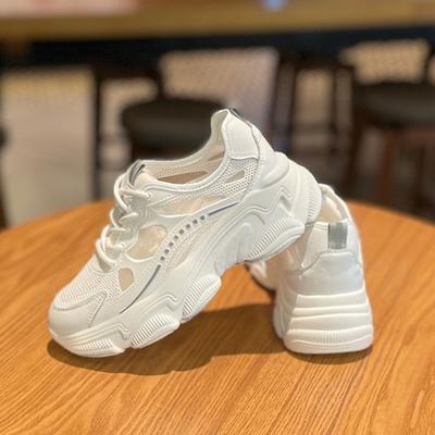 Breathable Mesh Shoes Trendy Summer New Muffin Platform Casual Sports Shoes Round Head Women's Shoes
