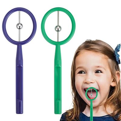 O-Shaped Niños Boca Lengua Punta Ejercitador Entrenador Cuidado Bucal Fuerza Muscular Herramienta de Entrenamiento de la Lengua Flexibilidad Estabilidad