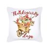 New Thanksgiving Truck Peach Skin Pillow Cover Ins Nordic Pillow Cushion Cover Home Furnishings