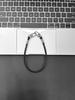 Wrist Rope Short Buckle Leather Rope PU Short Rope Earphone Sleeve Rope Wrist Rope DIY Color Mobile Phone Case with Universal
