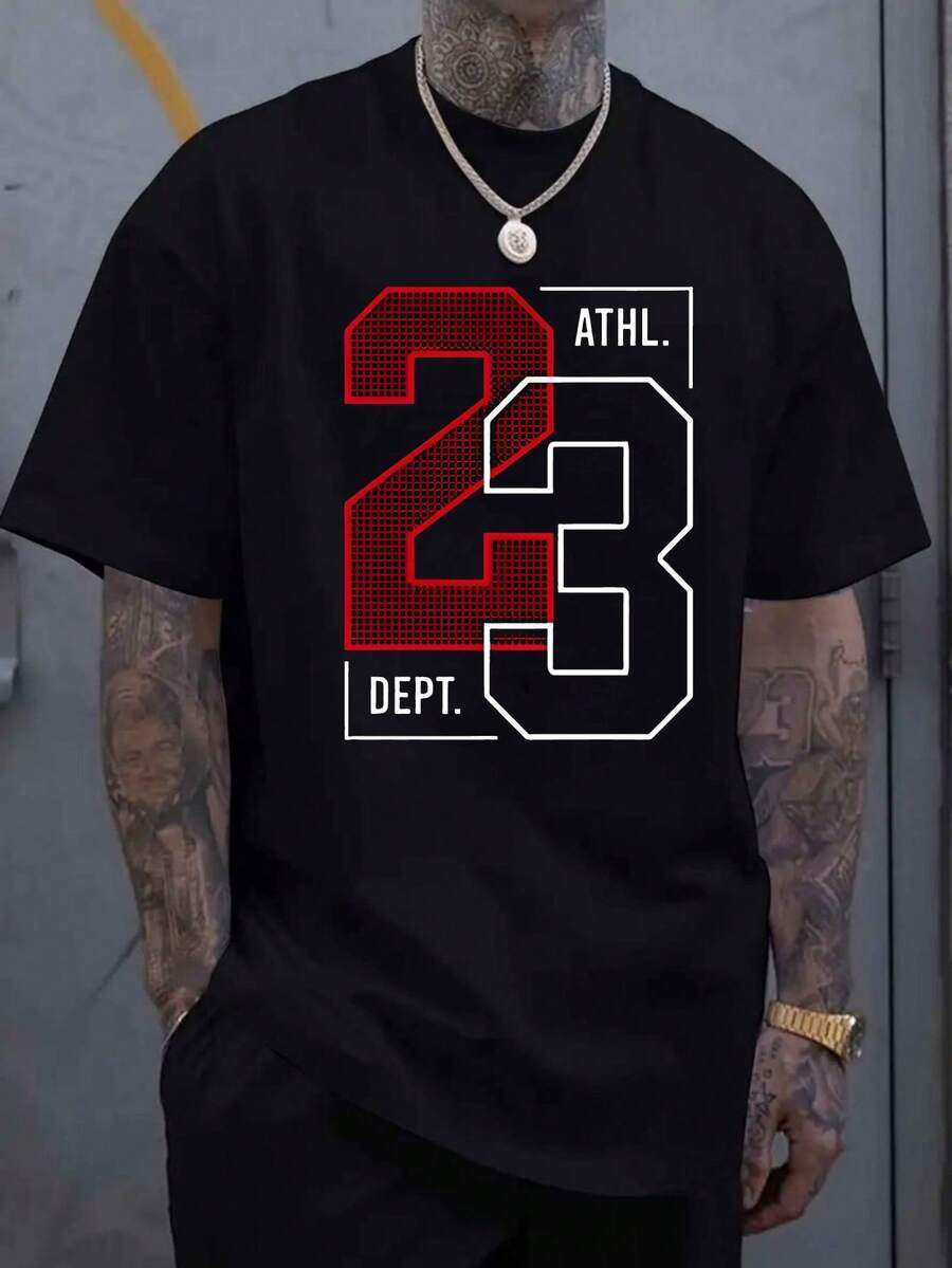 Unisex s Casual  23  Graphic T-Shirt L
