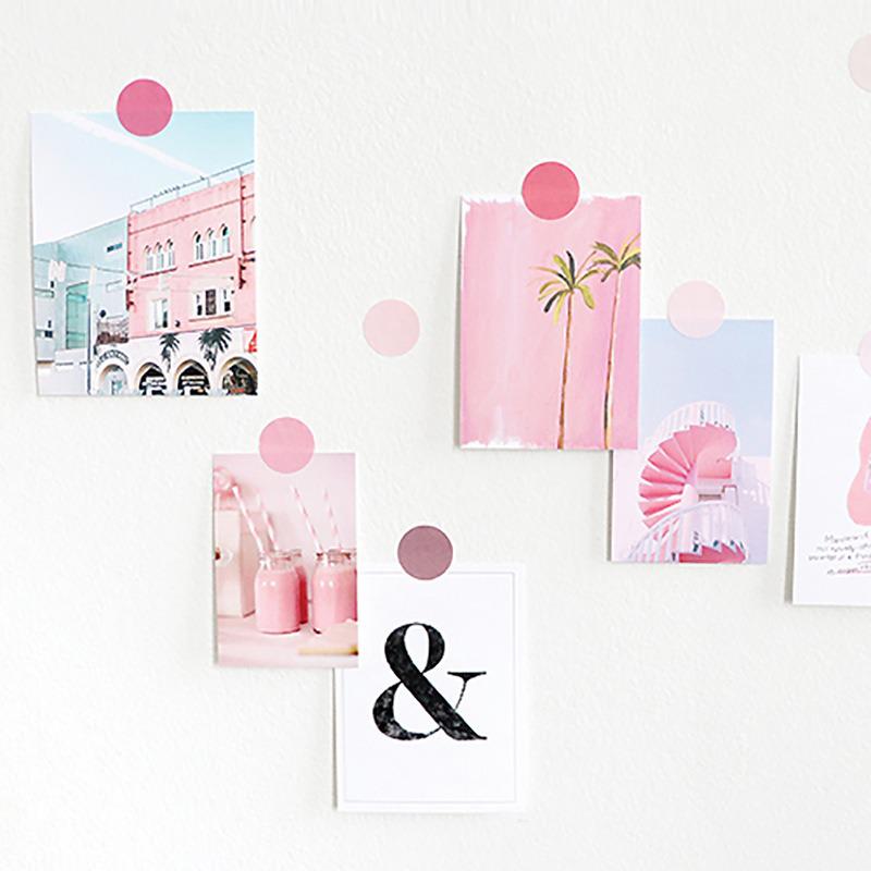 Colorful Polka Dot Label Stickers: Round, Square, Index, Multifunctional DIY Decoration