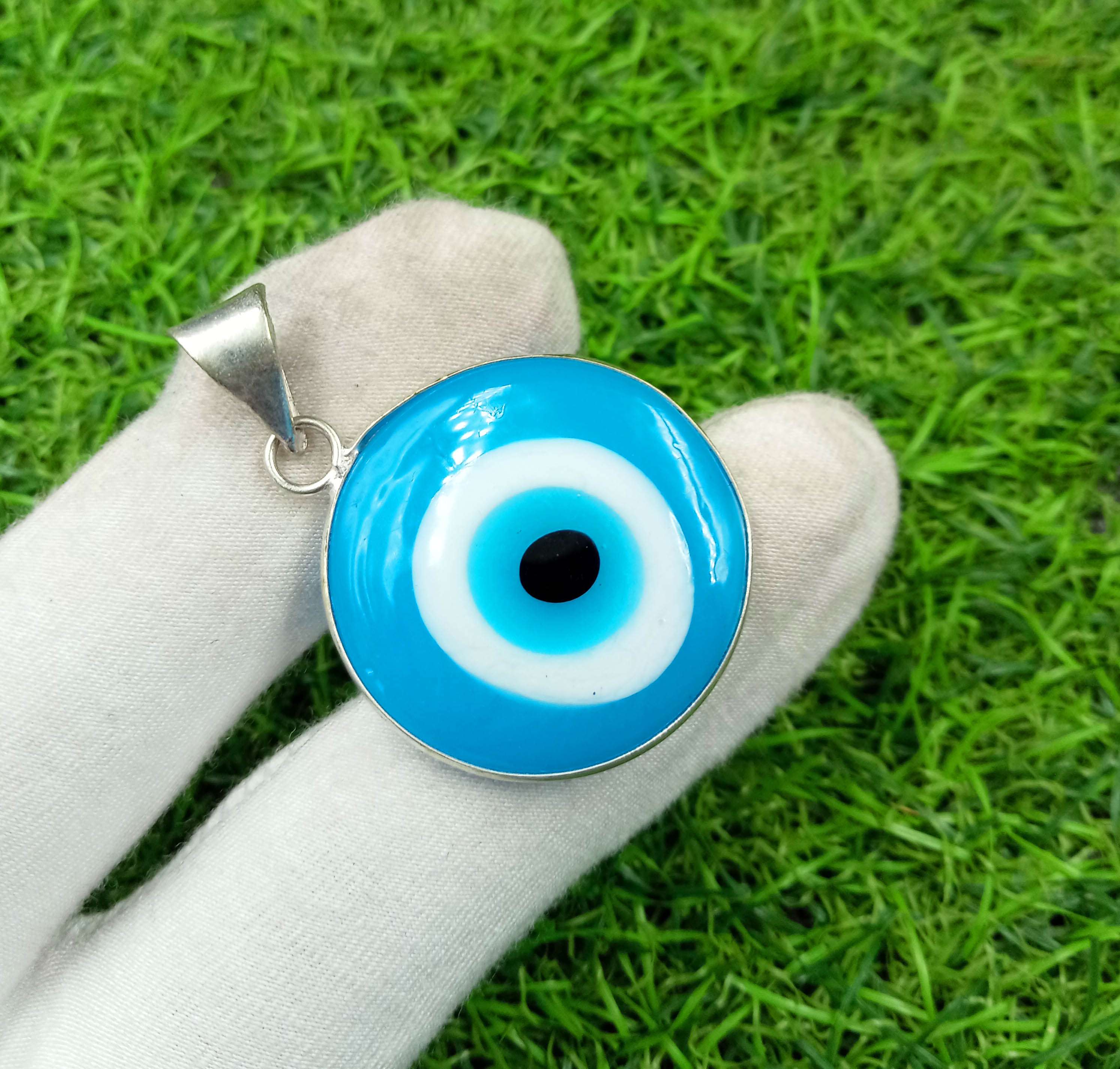 

Кулон с драгоценным камнем Evil Eye 925 пробы с серебряным покрытием DEP-460