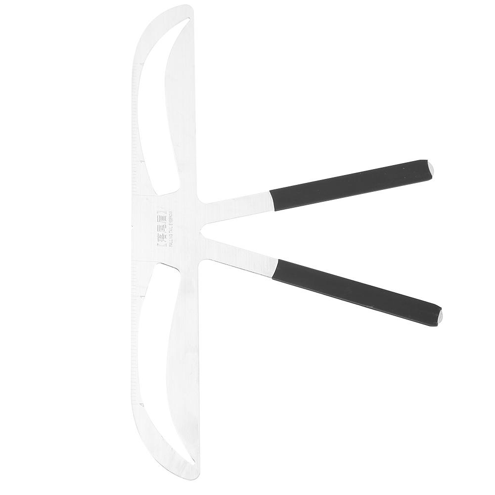 Szablony do kształtowania brwi Makijaż Permanentny Tatuaż Linijka do balansu brwi Opadający ogon brwi