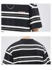 Anyang Men's Striped Crew Neck Summer T-Shirt - Casual, Loose Fit, Short Sleeve