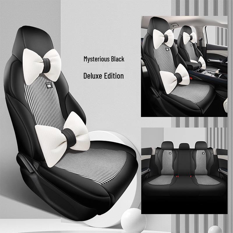 BYD Yuan Plus Cartoon Car Seat Cushion - New Model for All Seasons