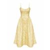 Elegantes Jacquard-Langarmkleid mit offenem Rücken und Trägern - Sommer 2026 Kollektion