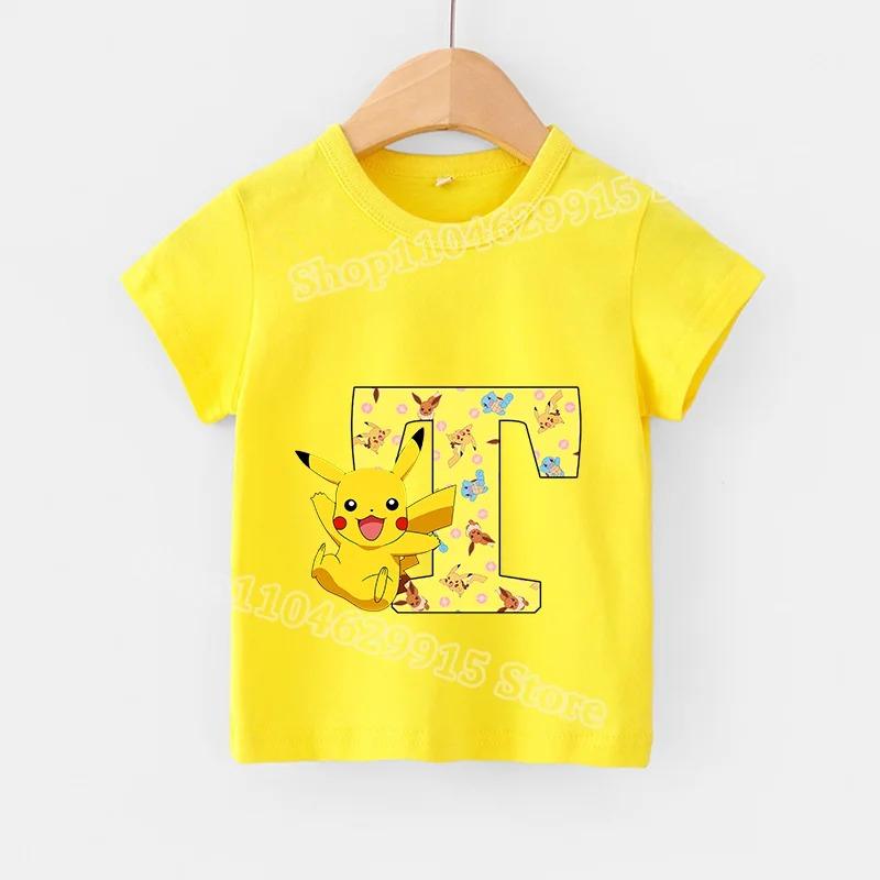 Summer Spider-Man Boy T-shirt Exquisite Birthday Numbers (1-9 Years Old) Cartoon Children's Cotton Casual Clothing A Girl's Gift
