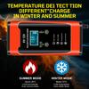 Pulse Repair LCD Display Universal Auto Motorcycle Car Battery Charger 6V 12V 6A Cycle GEL Lead-Acid Charger Smart Fast Charge