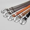 New Genuine Leather Women's Belt Simple and Versatile Retro Belt with Jeans Casual Trousers Women's Style