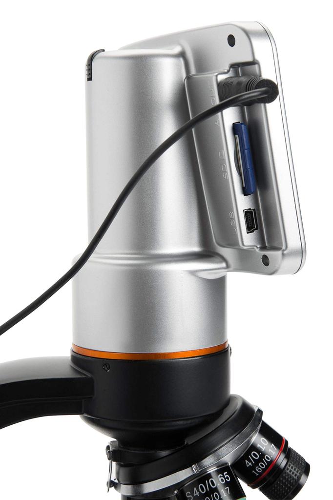 Microscópio Digital LCD Vixen Celestron TetraView com Manual de Instruções Japonês e Número de Série da Garantia Oficial Vixen (Modelo 36102, 44347)