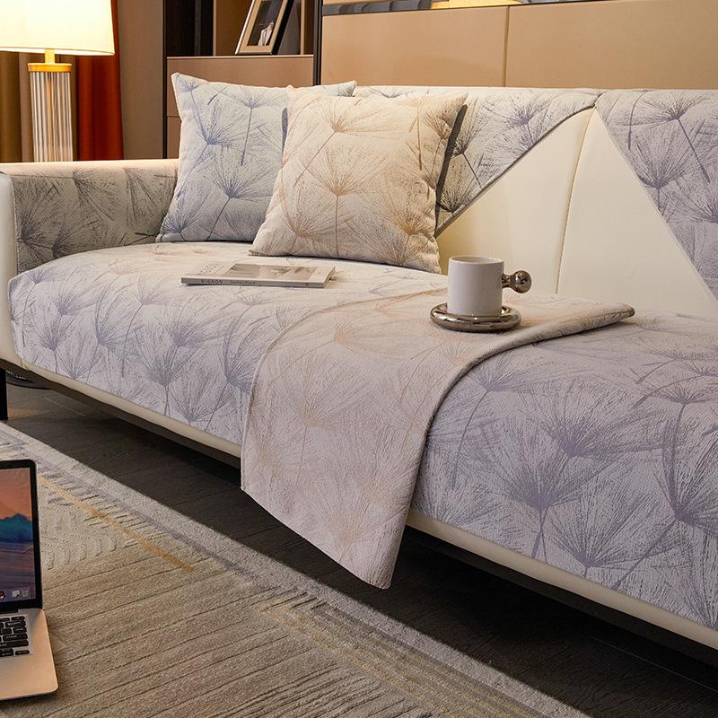 Light Luxury Chenille French Sofa Cushion Four Seasons Universal Modern Living Room Seat Cushions Non-Slip Sofa Backrest Cover Towel