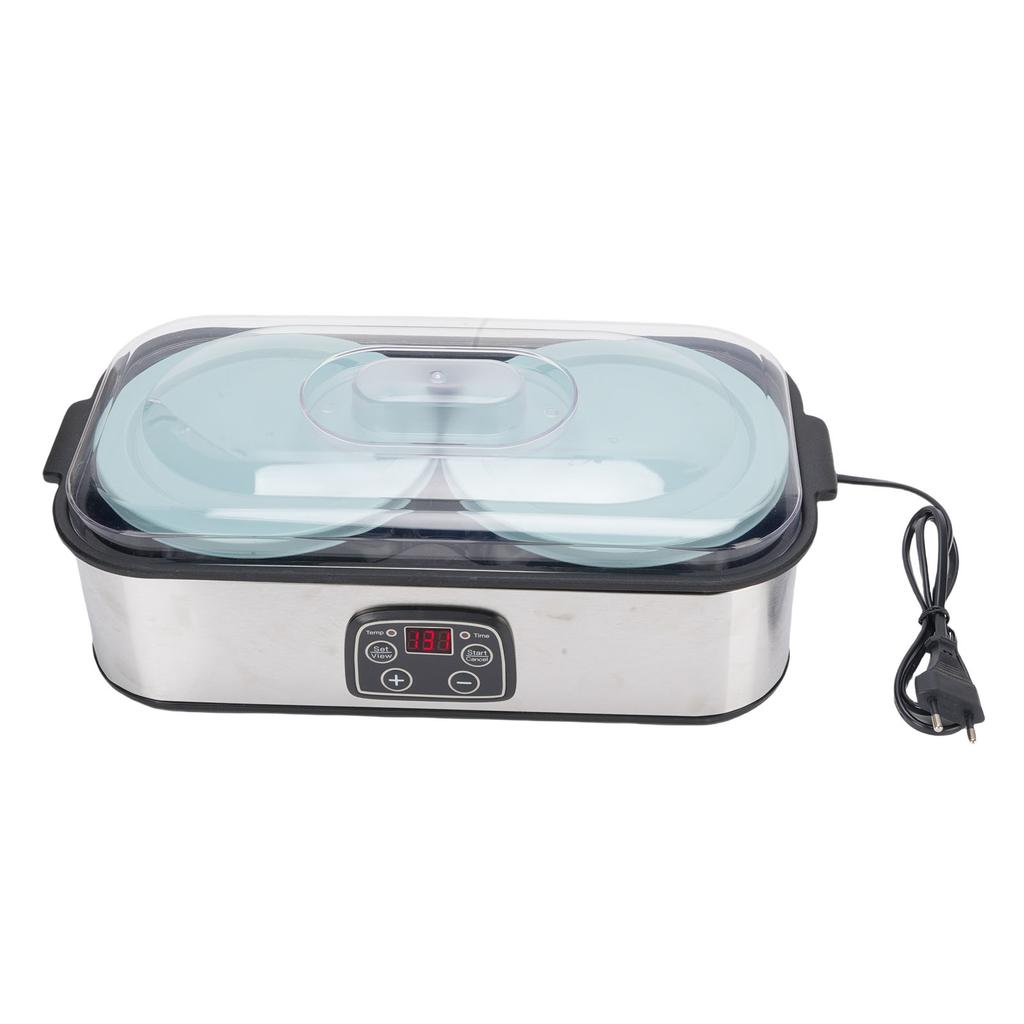 Joghurtbereiter 2L Große Kapazität Automatische Temperaturregelung 0-48 Stunden Timer Digitaler Joghurtbereiter Maschine