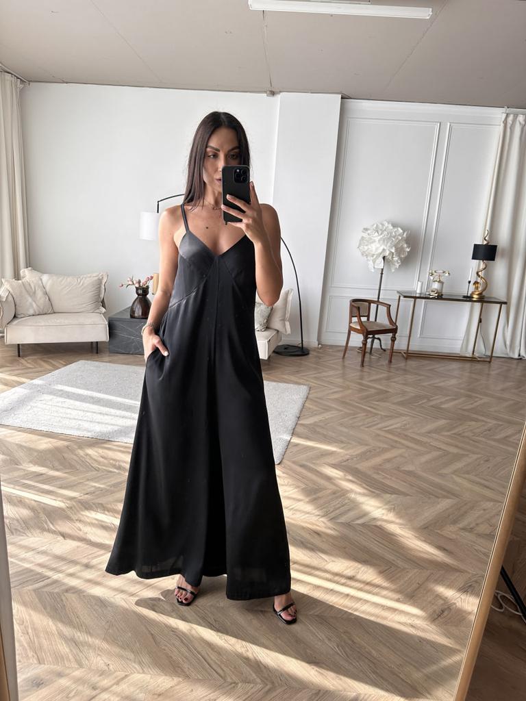 Женский комбинезон PEONY Салинас XL Черный (0108241-48-50:16)