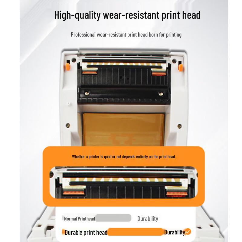 Rongda RP410N Bluetooth USB Thermal Shipping Label Printer CN plug (adapter included)
