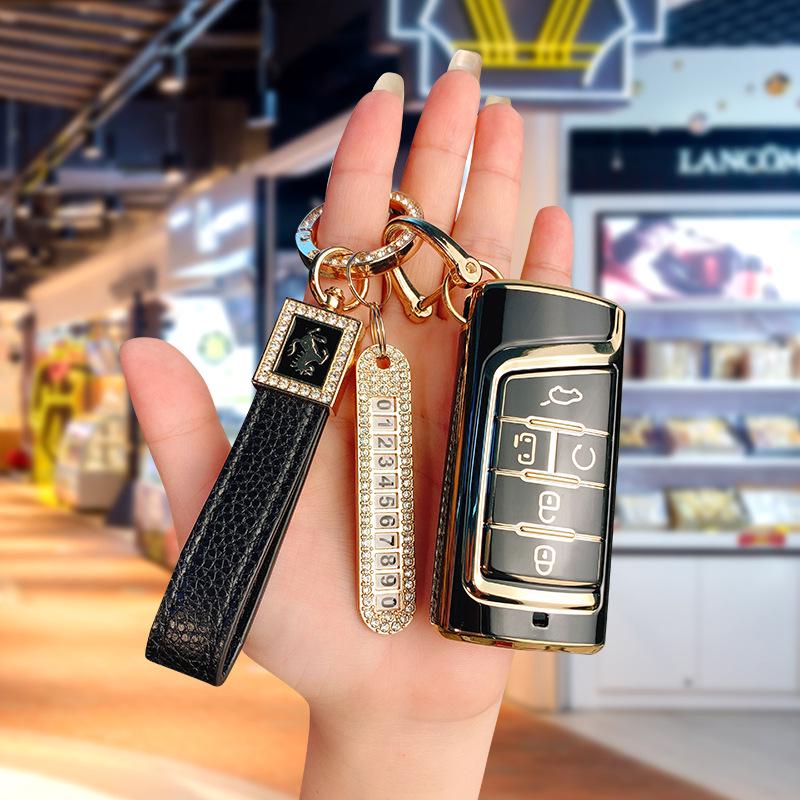 Durable Car Key Case for GAC GA468: Full Protection for GS3, GS5, GS8, M6, M8