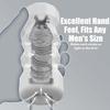 Male Masturbator Sex Toys - Pocket Pussy Stroker, TPE Male Masturbation Sleeve with 3D Textured, Penis Training Blowjob Sex Toy for Men