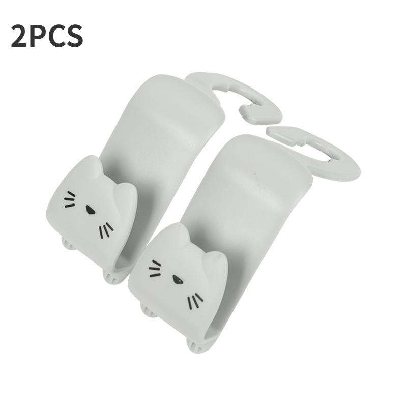 

8PC Car Back Cute Small Hook Multi-Functional Car Seat Back Headrest Hook Vehicle Seat Organizer Holder Car Accessories Interior